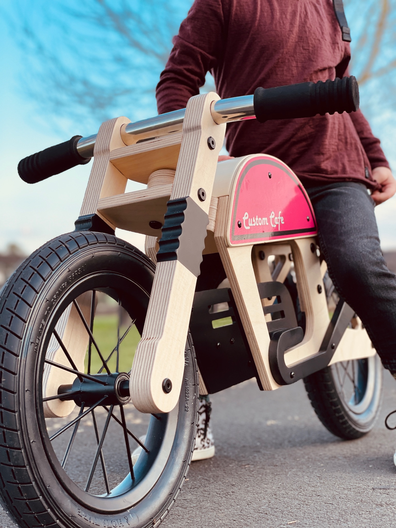 cafe racer balance bike